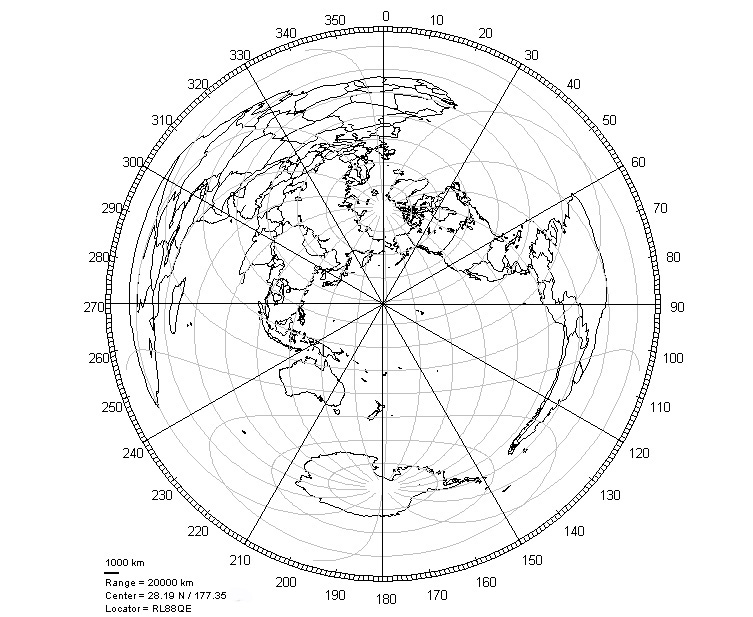 Great Circle Chart